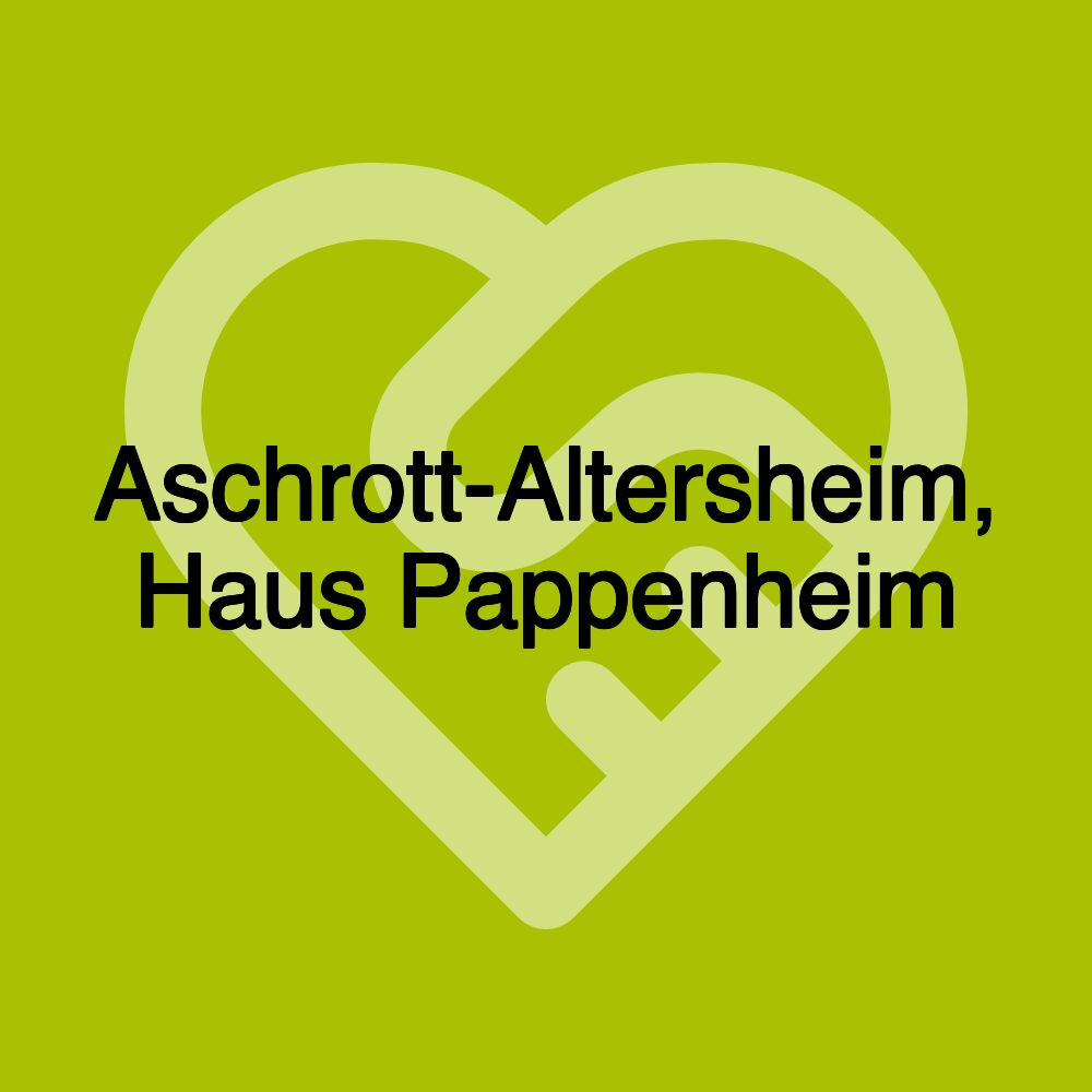 Aschrott-Altersheim, Haus Pappenheim