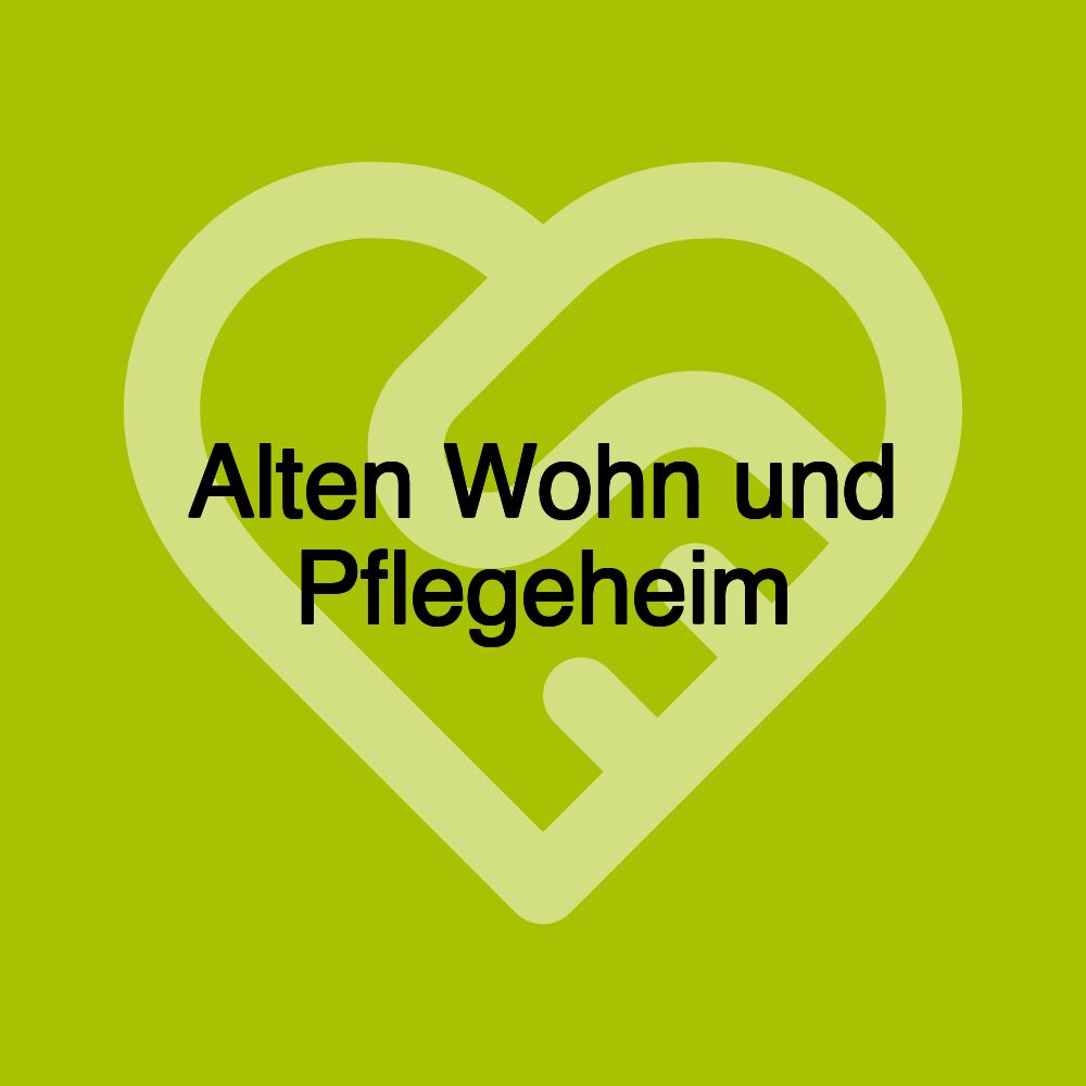 Alten Wohn und Pflegeheim