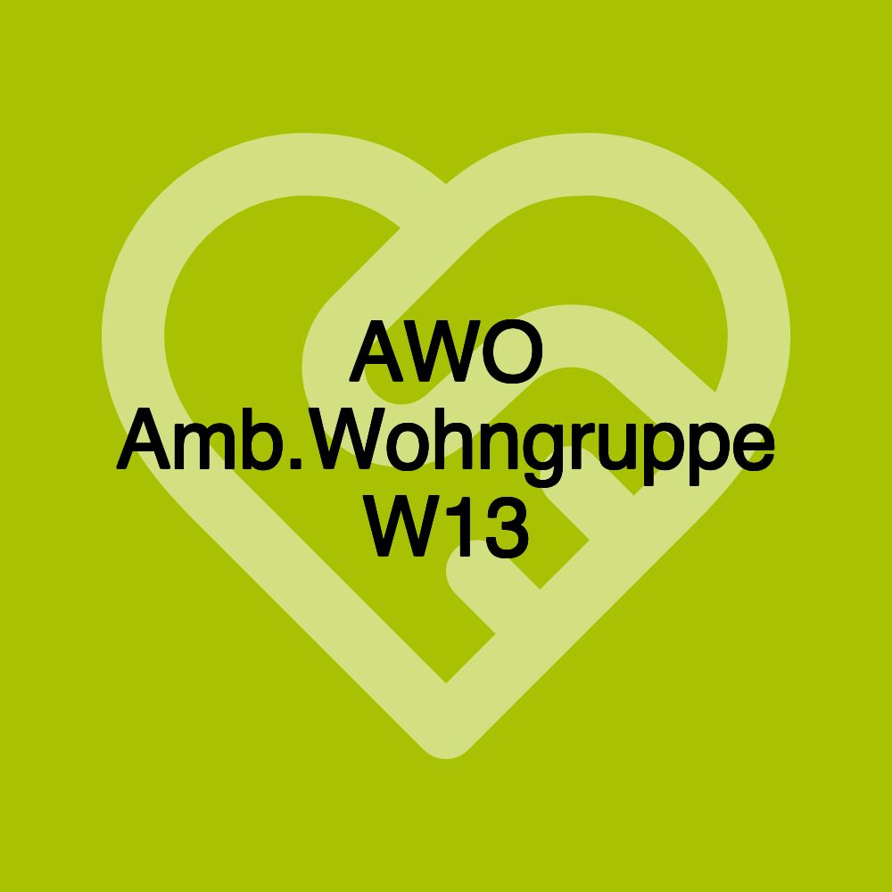 AWO Amb.Wohngruppe W13