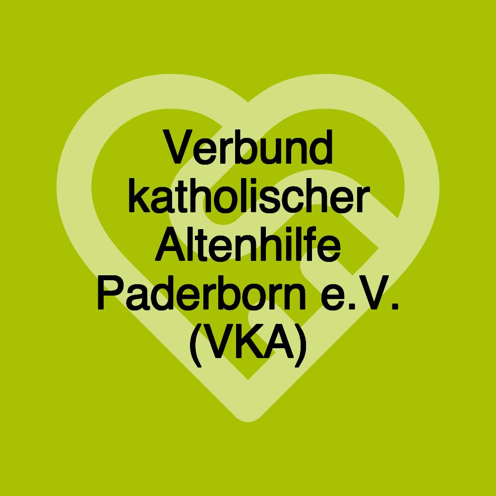 Verbund katholischer Altenhilfe Paderborn e.V. (VKA)