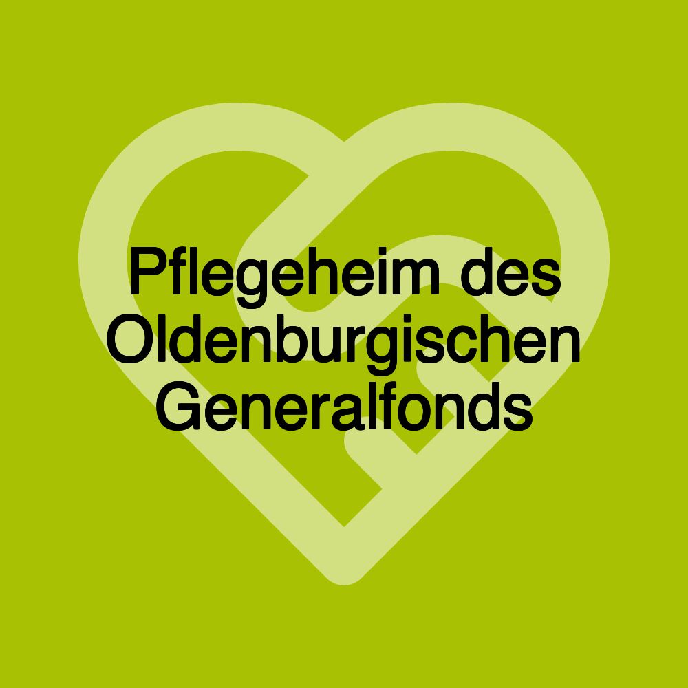 Pflegeheim des Oldenburgischen Generalfonds