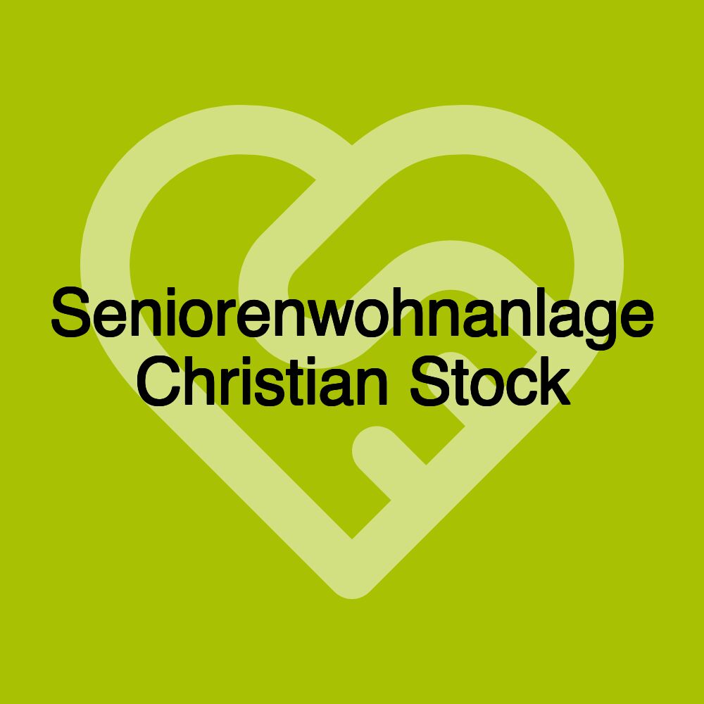 Seniorenwohnanlage Christian Stock