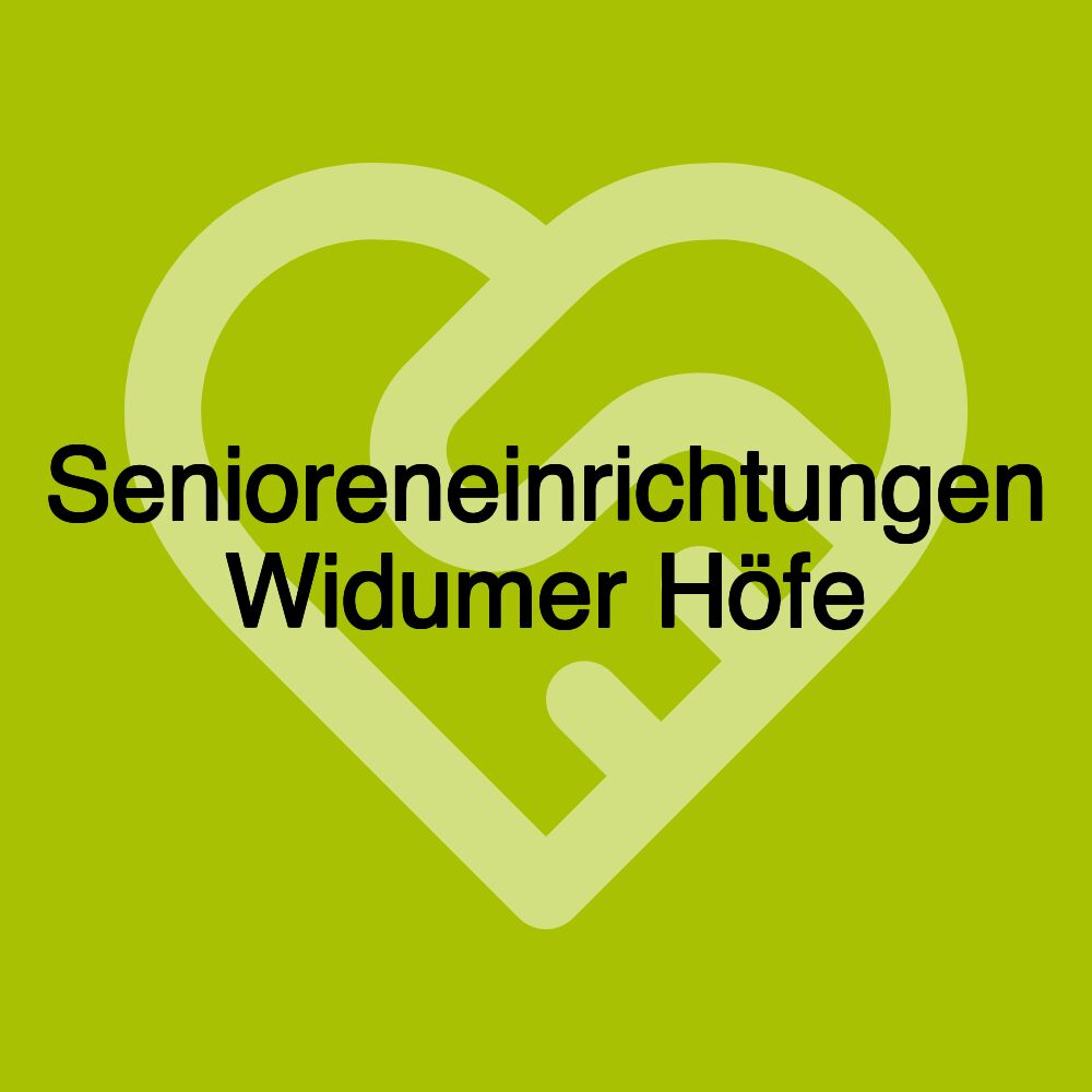 Senioreneinrichtungen Widumer Höfe