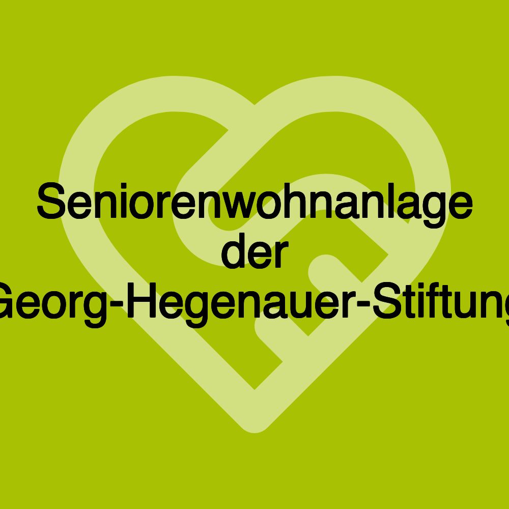 Seniorenwohnanlage der Georg-Hegenauer-Stiftung