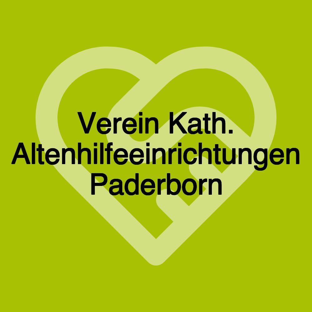 Verein Kath. Altenhilfeeinrichtungen Paderborn