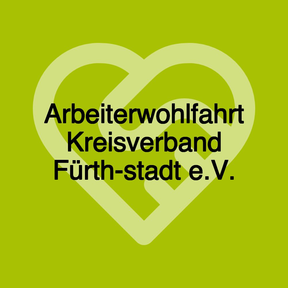 Arbeiterwohlfahrt Kreisverband Fürth-stadt e.V.