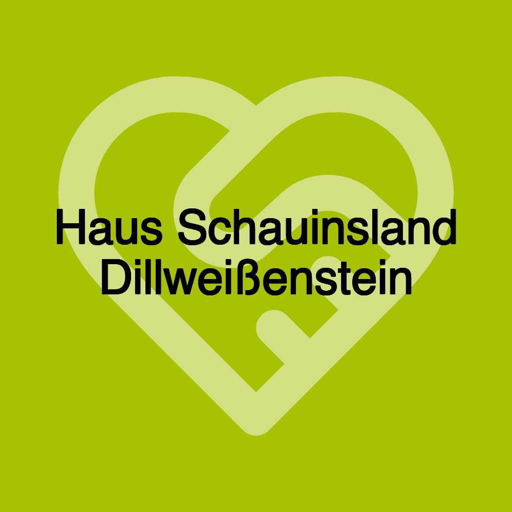 Haus Schauinsland Dillweißenstein