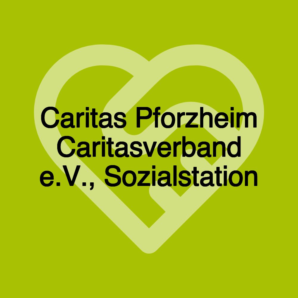 Caritas Pforzheim Caritasverband e.V., Sozialstation