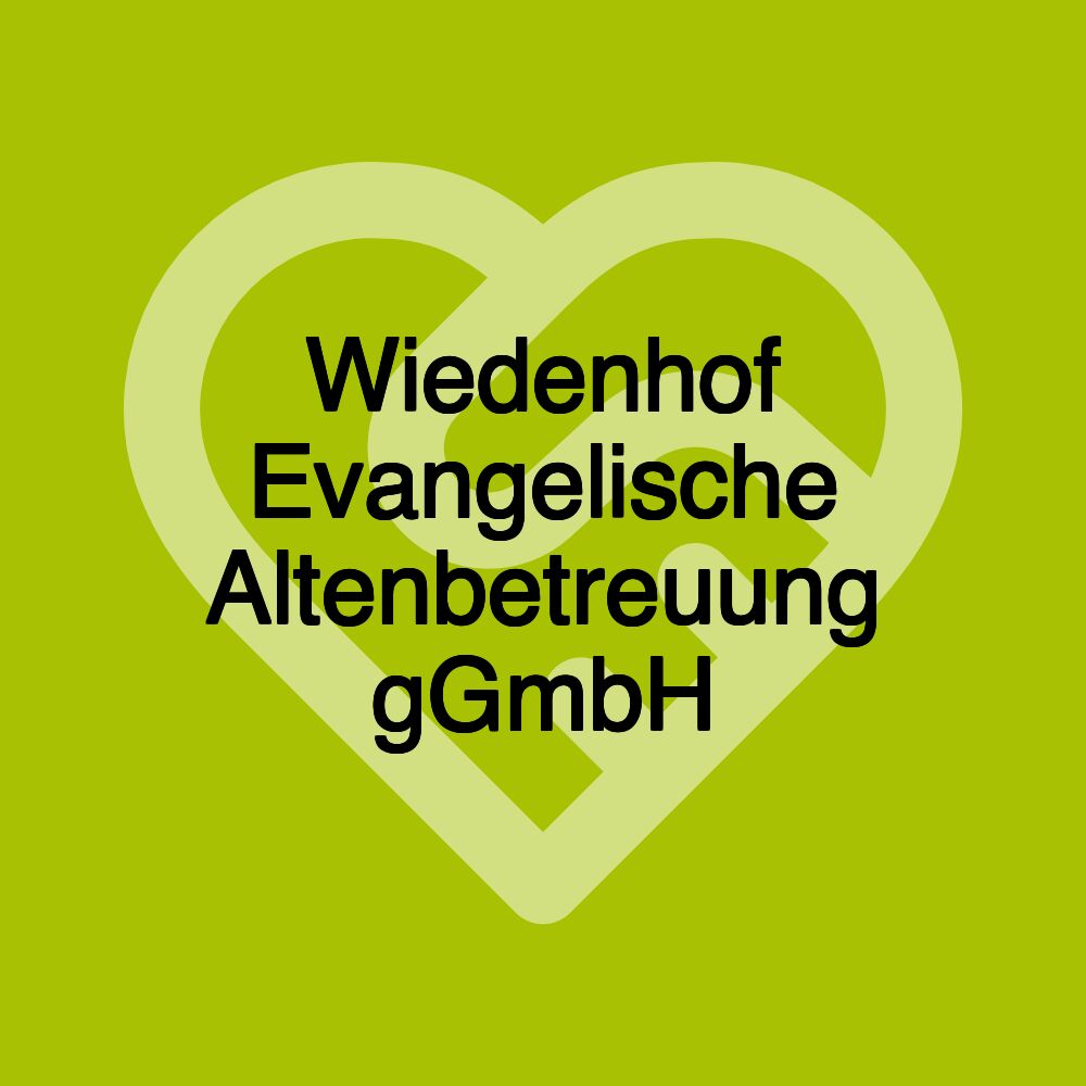 Wiedenhof Evangelische Altenbetreuung gGmbH