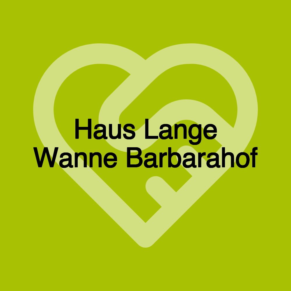 Haus Lange Wanne Barbarahof