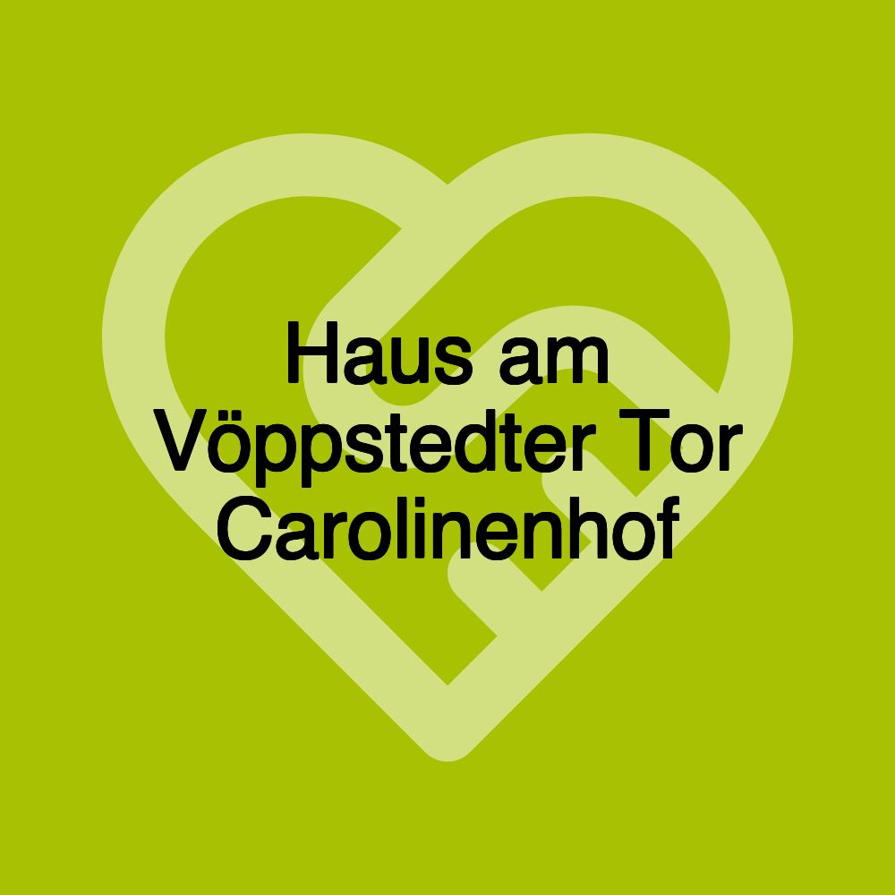 Haus am Vöppstedter Tor Carolinenhof