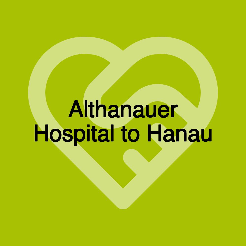 Althanauer Hospital zu Hanau