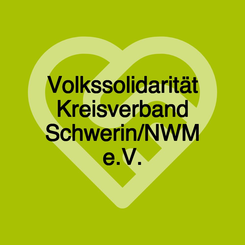 Volkssolidarität Kreisverband Schwerin/NWM e.V.