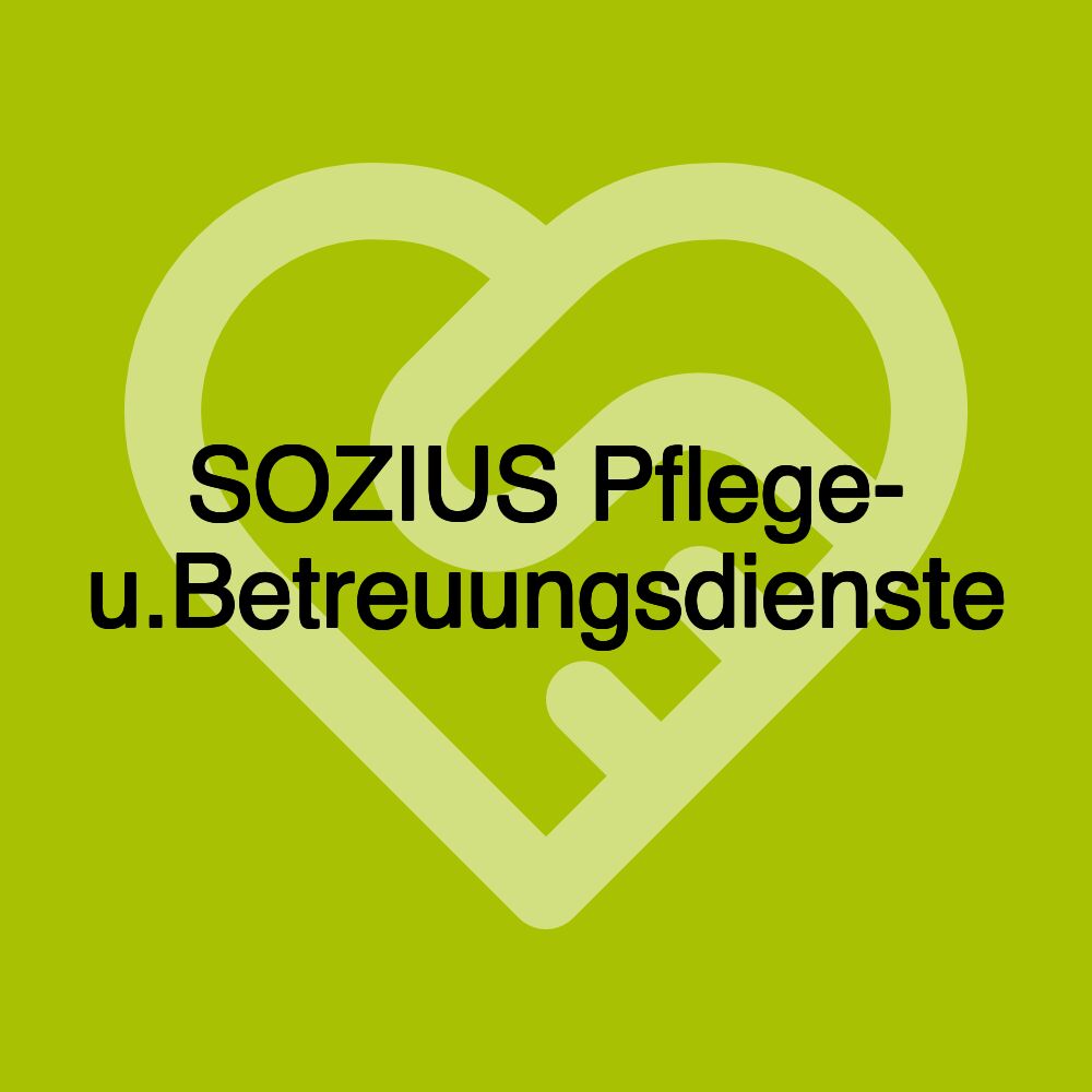 SOZIUS Pflege- u.Betreuungsdienste