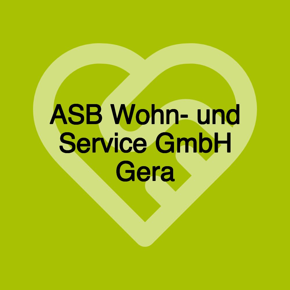 ASB Wohn- und Service GmbH Gera