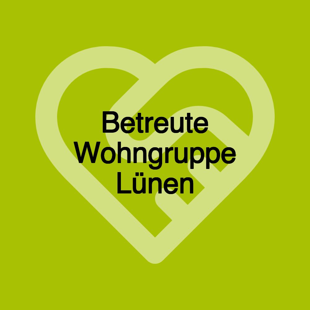 Betreute Wohngruppe Lünen