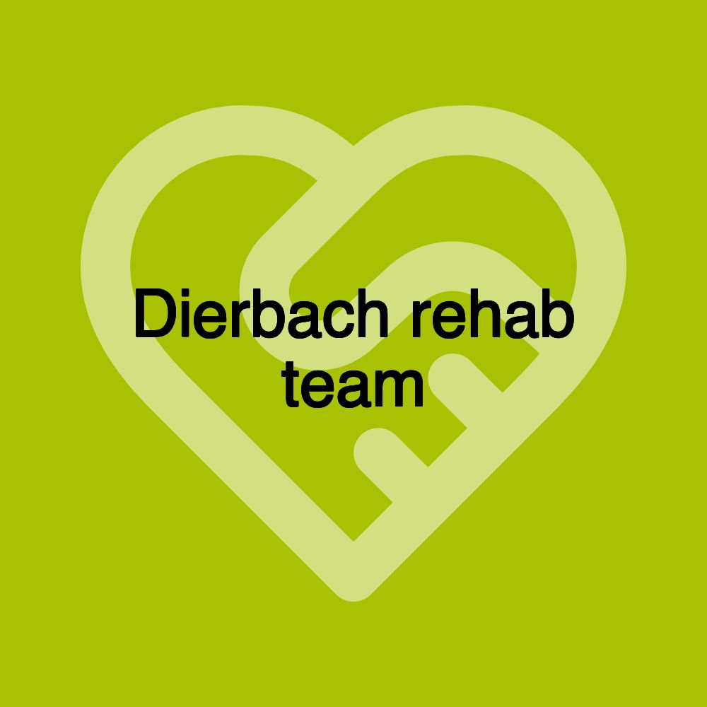 Dierbach rehab team