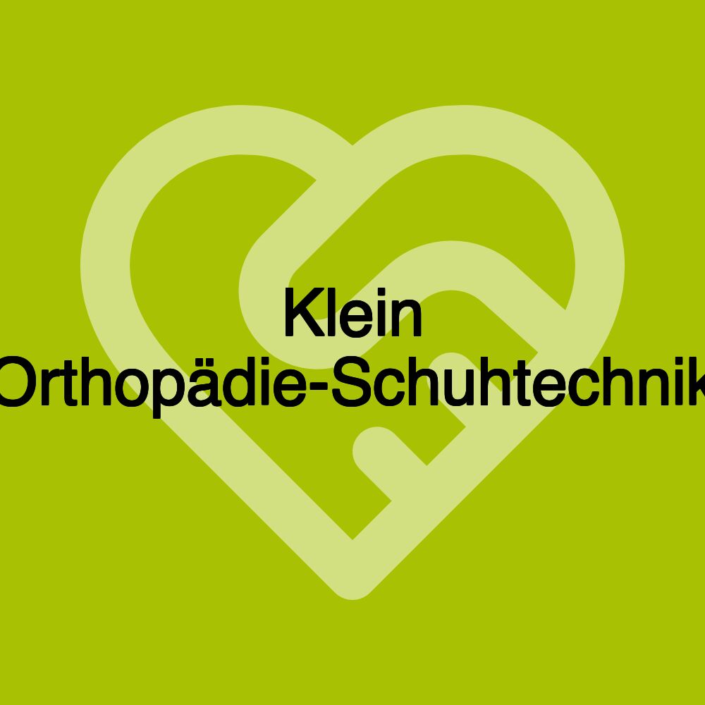 Klein Orthopädie-Schuhtechnik