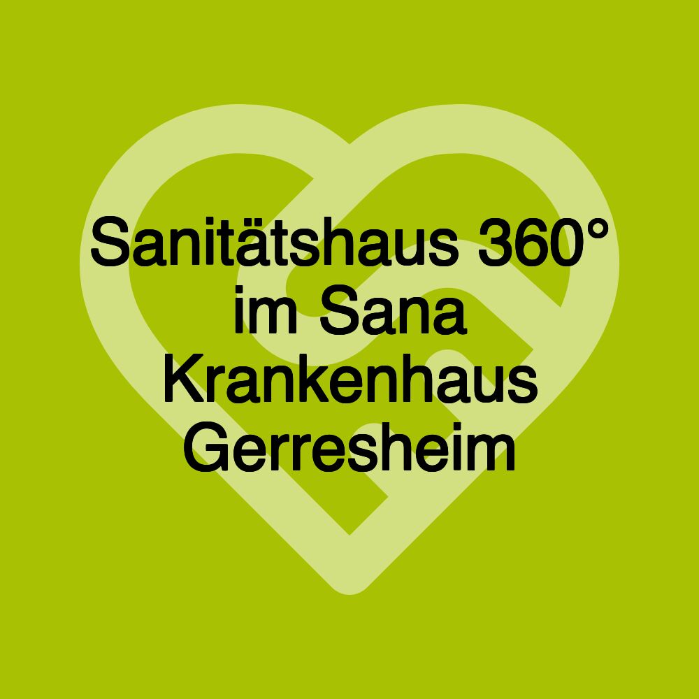 Sanitätshaus 360° im Sana Krankenhaus Gerresheim