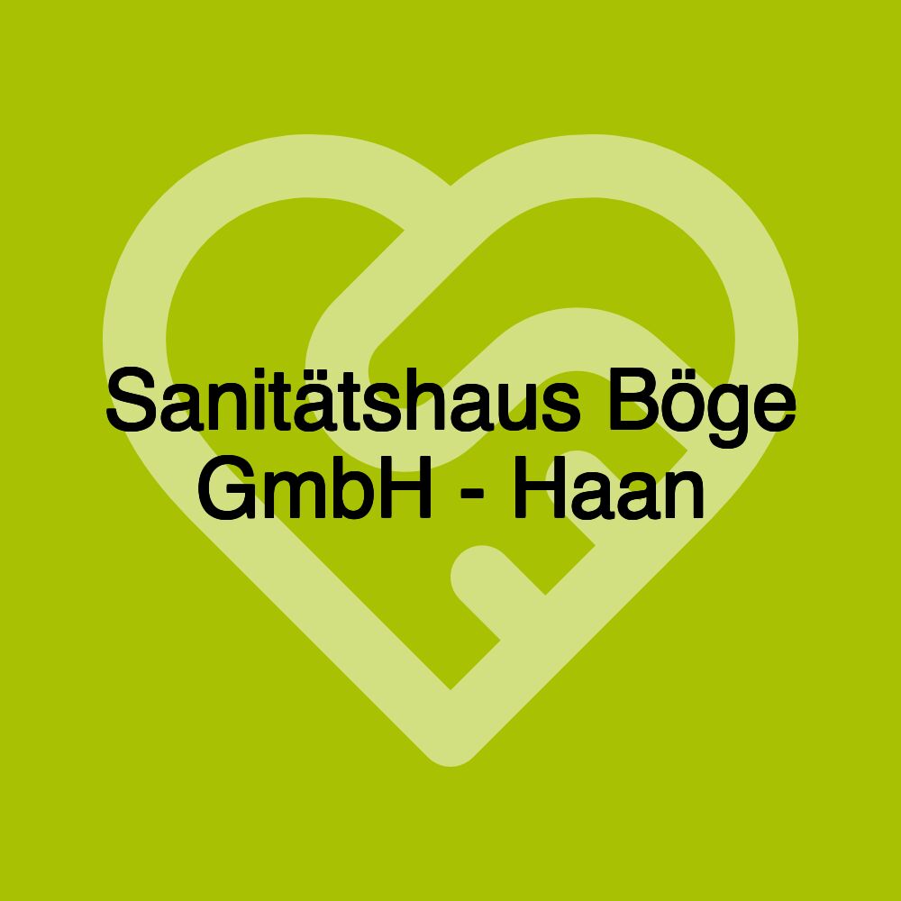 Sanitätshaus Böge GmbH - Haan