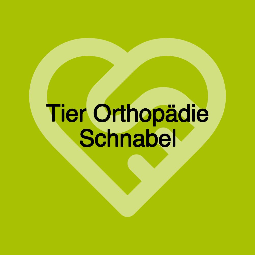 Tier Orthopädie Schnabel