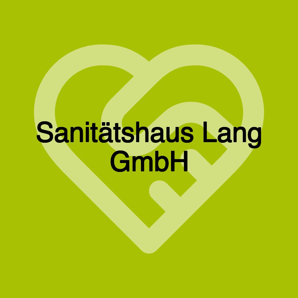 Sanitätshaus Lang GmbH