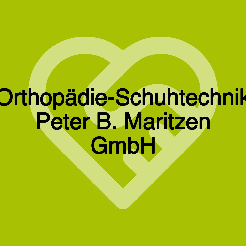 Orthopädie-Schuhtechnik Peter B. Maritzen GmbH