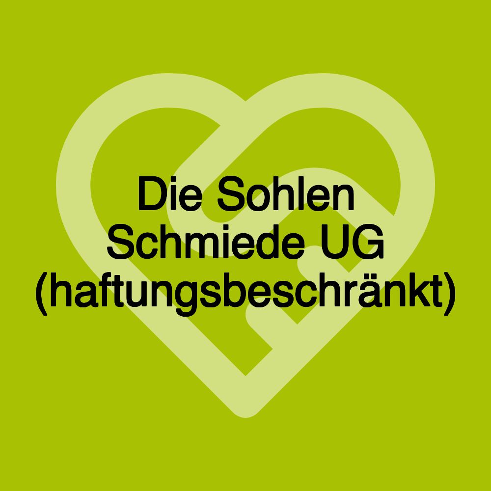 Die Sohlen Schmiede UG (haftungsbeschränkt)