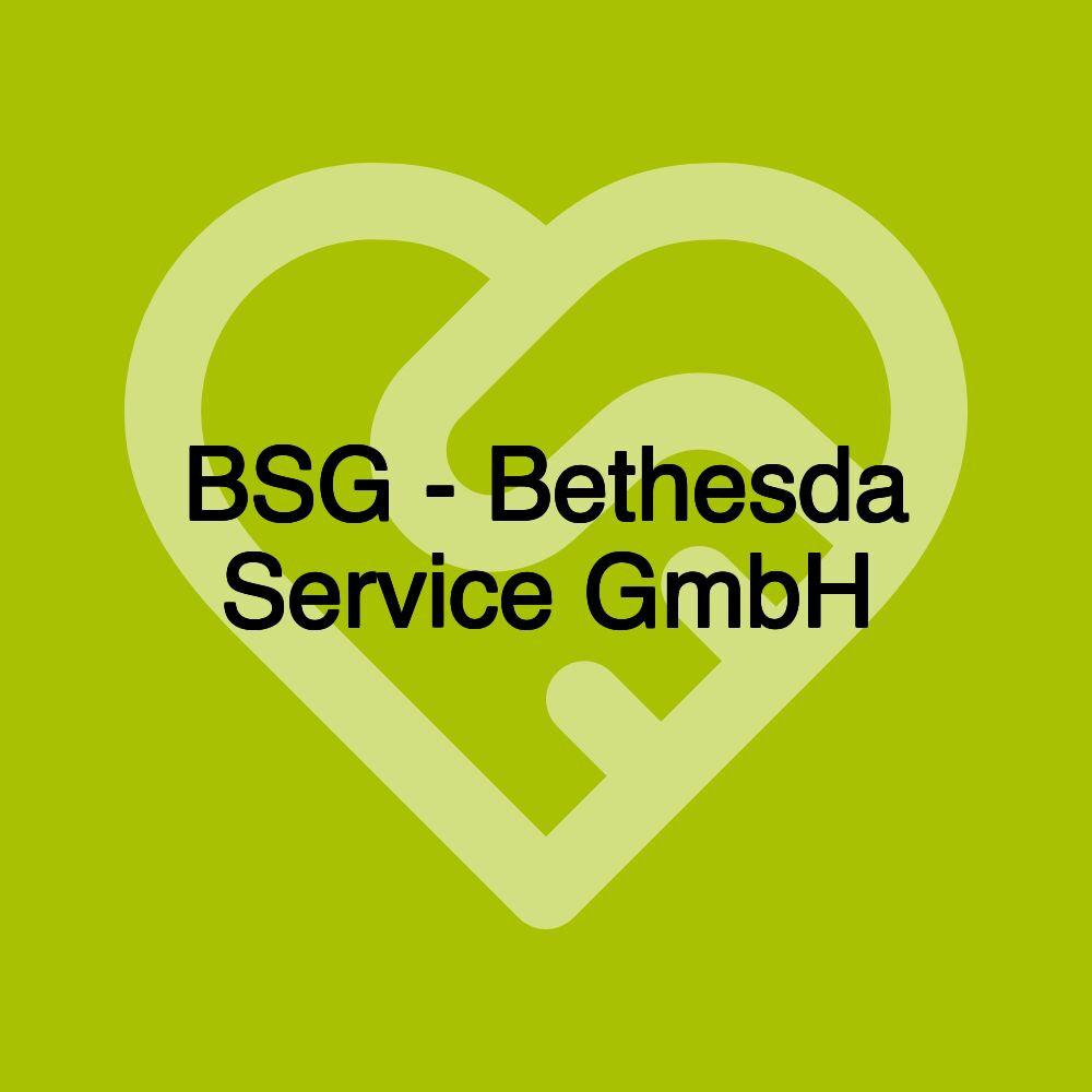 BSG - Bethesda Service GmbH