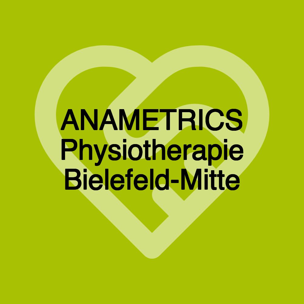 ANAMETRICS Physiotherapie Bielefeld-Mitte