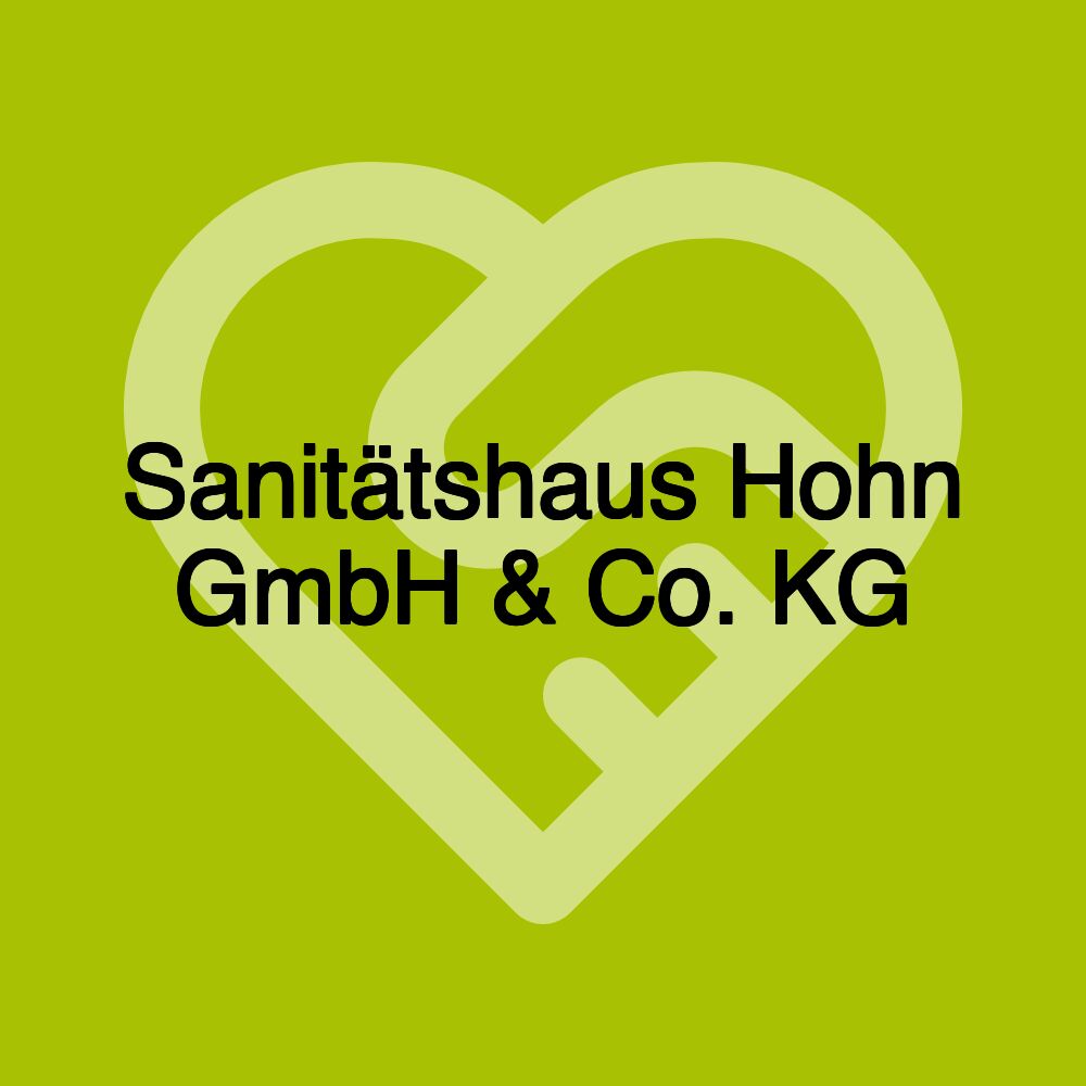 Sanitätshaus Hohn GmbH & Co. KG