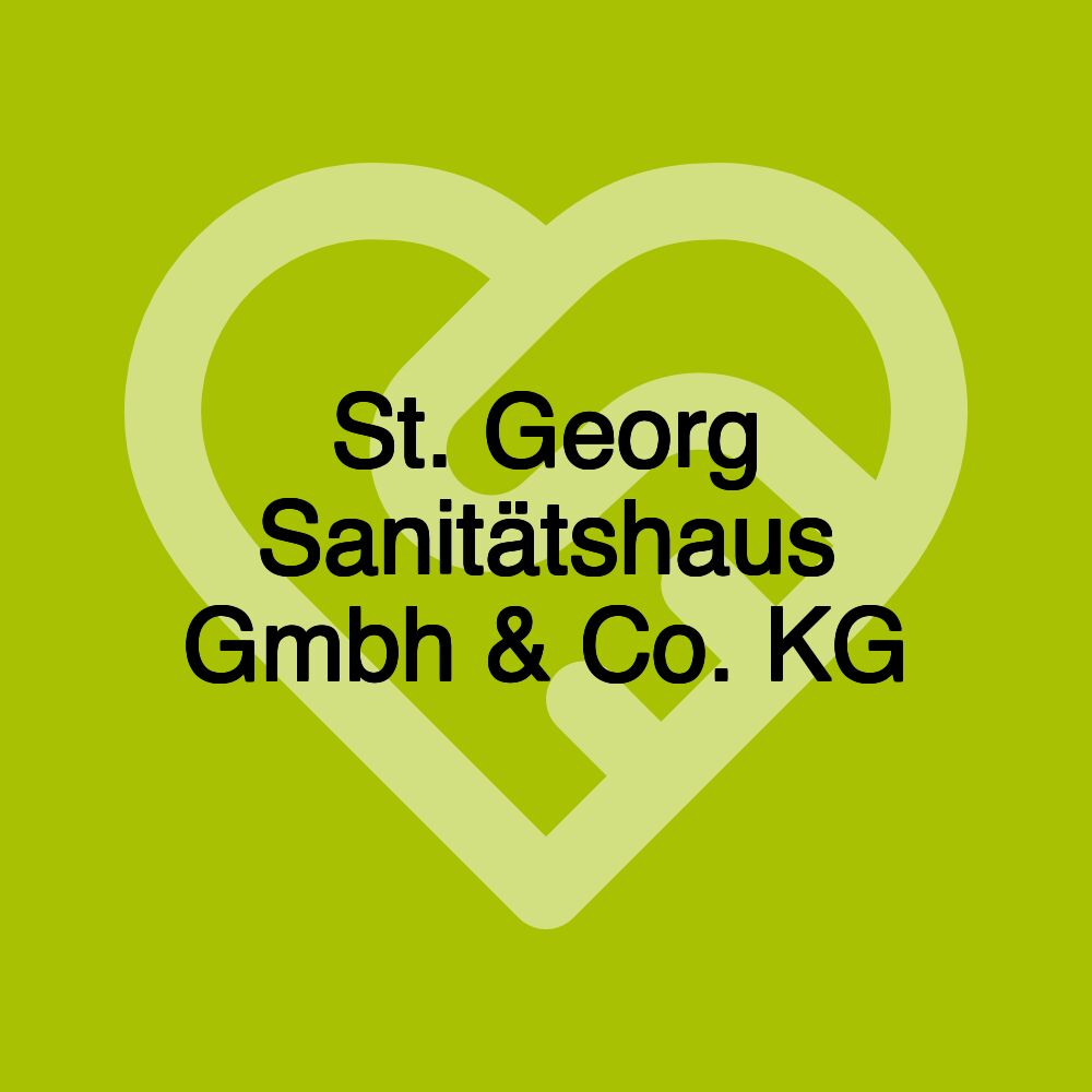 St. Georg Sanitätshaus Gmbh & Co. KG