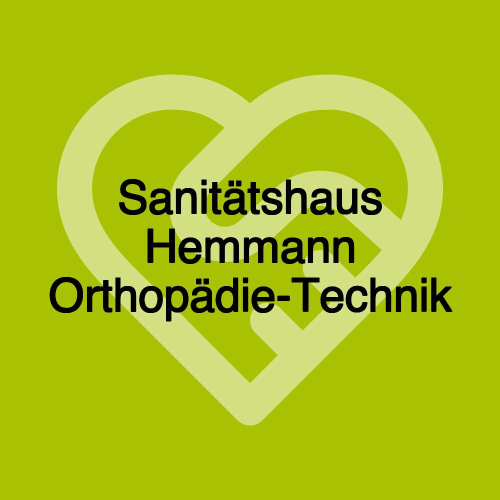 Sanitätshaus Hemmann Orthopädie-Technik