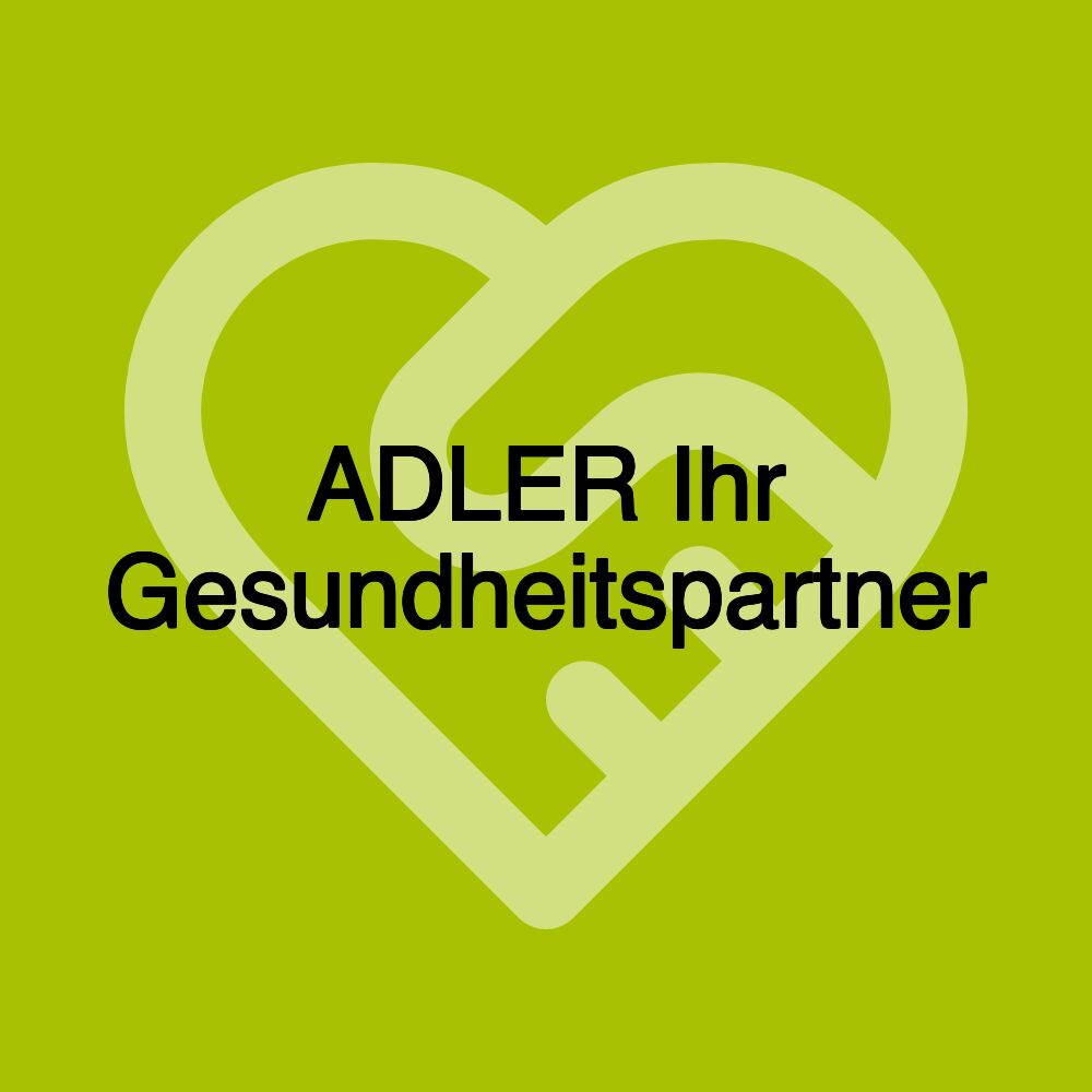 ADLER Ihr Gesundheitspartner