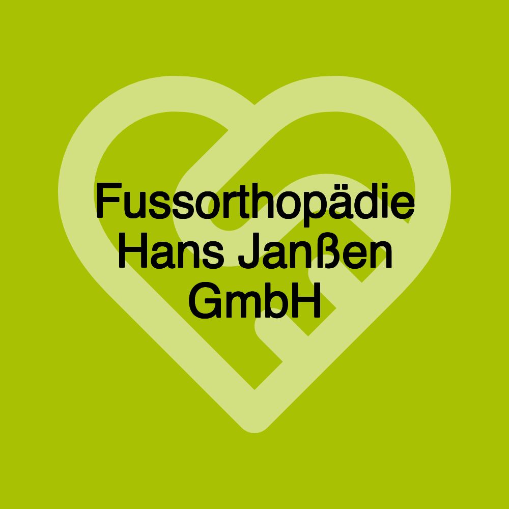 Fussorthopädie Hans Janßen GmbH