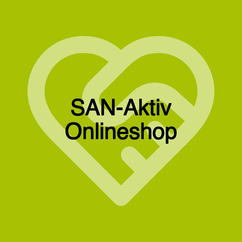 SAN-Aktiv Onlineshop