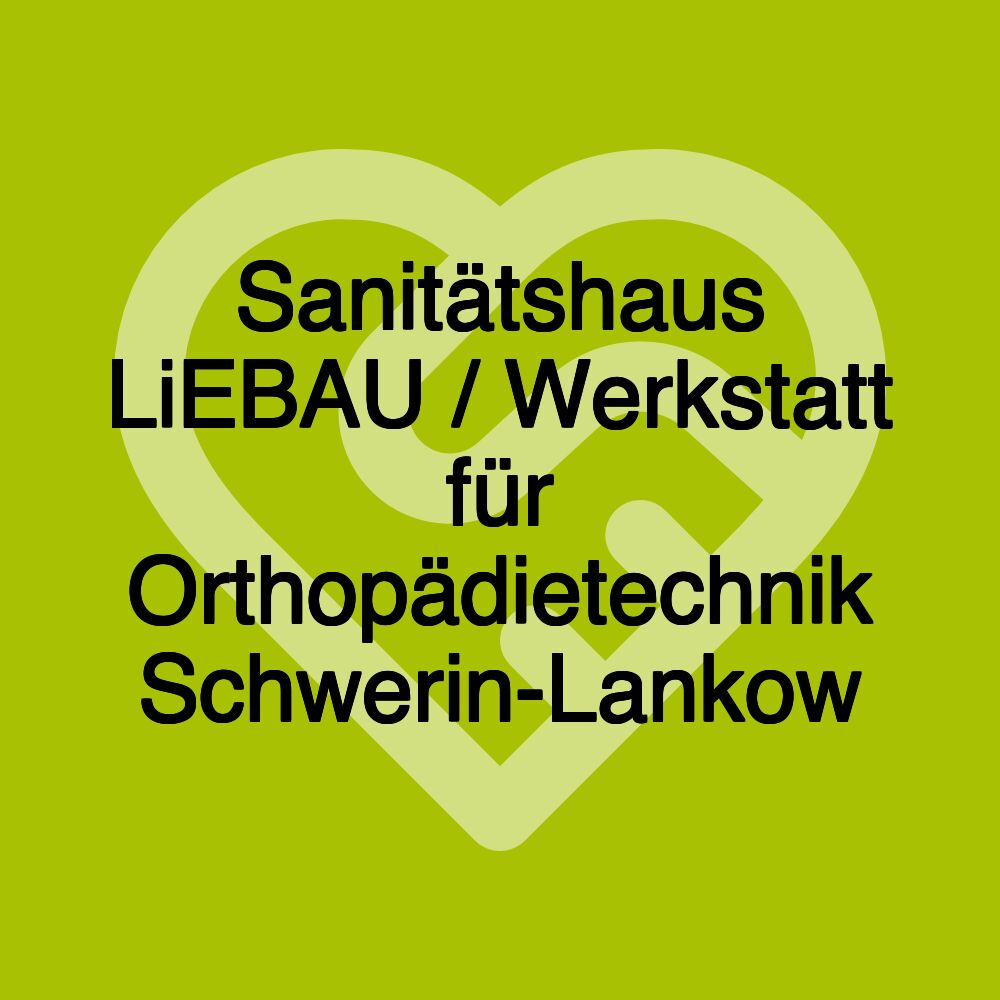 Sanitätshaus LiEBAU / Werkstatt für Orthopädietechnik Schwerin-Lankow