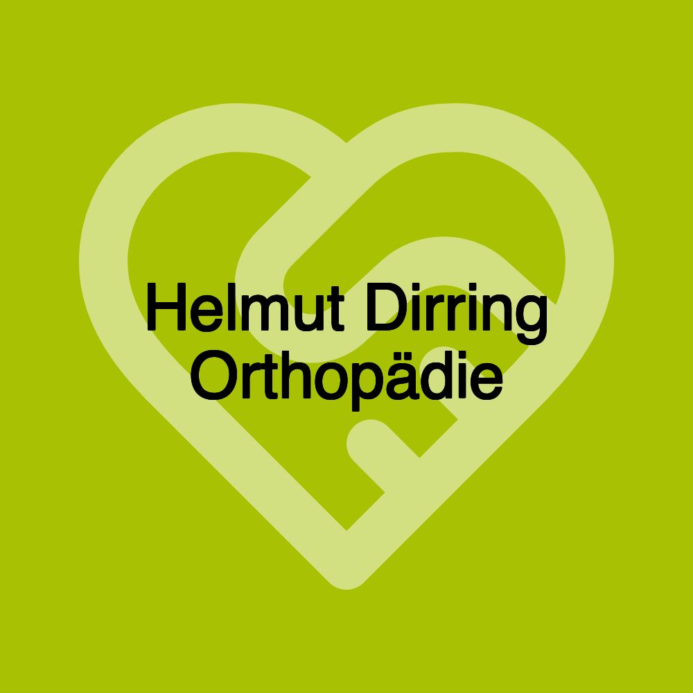 Helmut Dirring Orthopädie