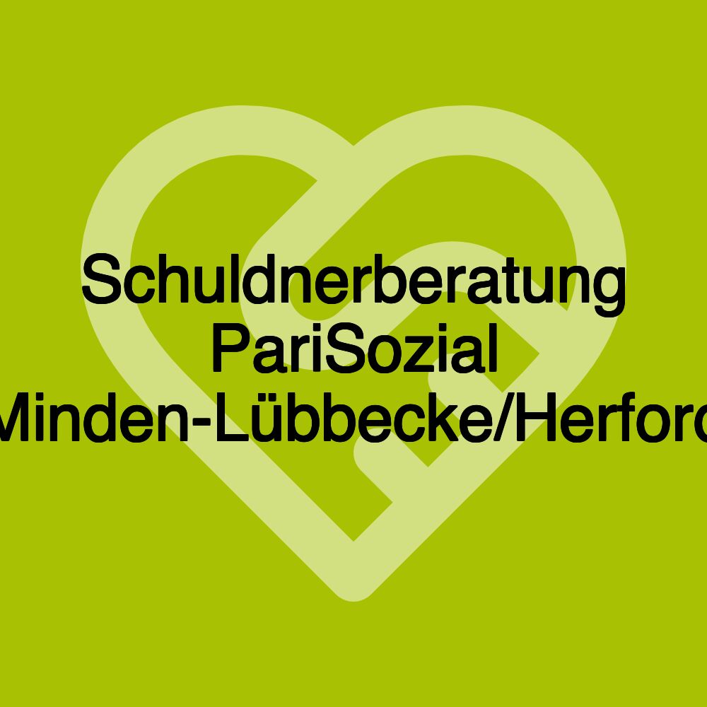 Schuldnerberatung PariSozial Minden-Lübbecke/Herford