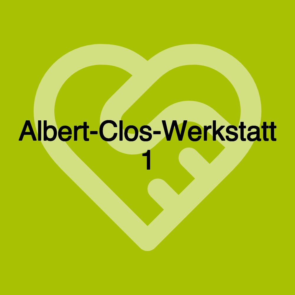 Albert-Clos-Werkstatt 1