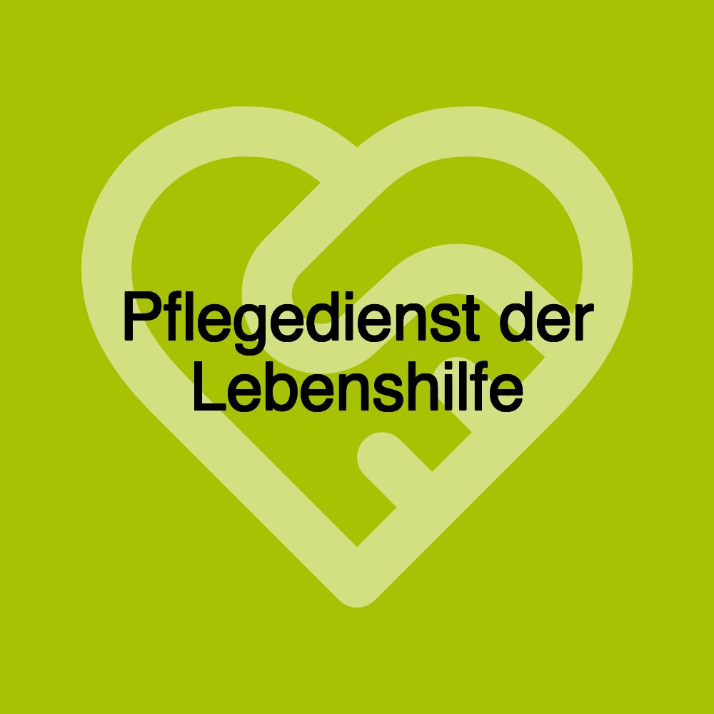 Pflegedienst der Lebenshilfe