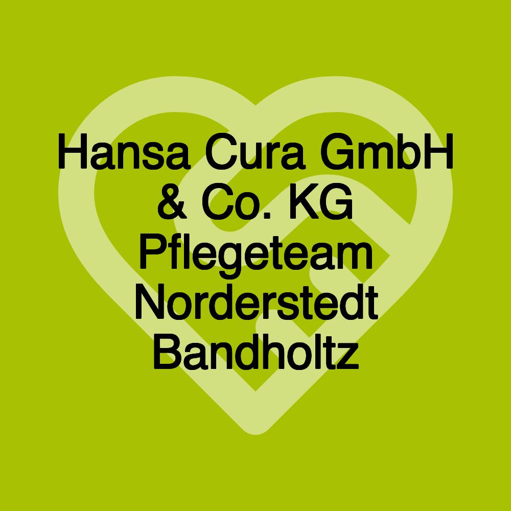 Hansa Cura GmbH & Co. KG Pflegeteam Norderstedt Bandholtz