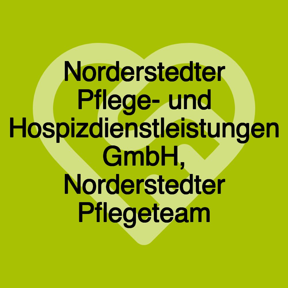 Norderstedter Pflege- und Hospizdienstleistungen GmbH, Norderstedter Pflegeteam