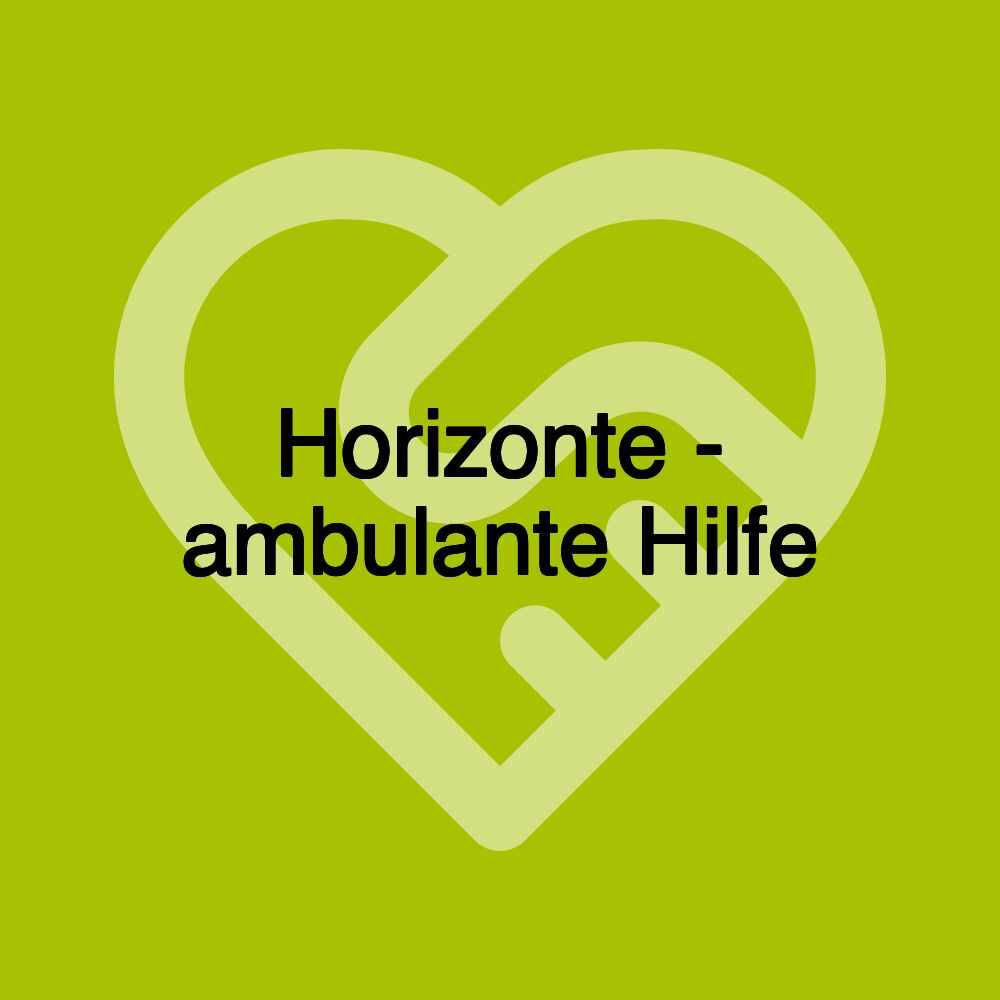 Horizonte - ambulante Hilfe