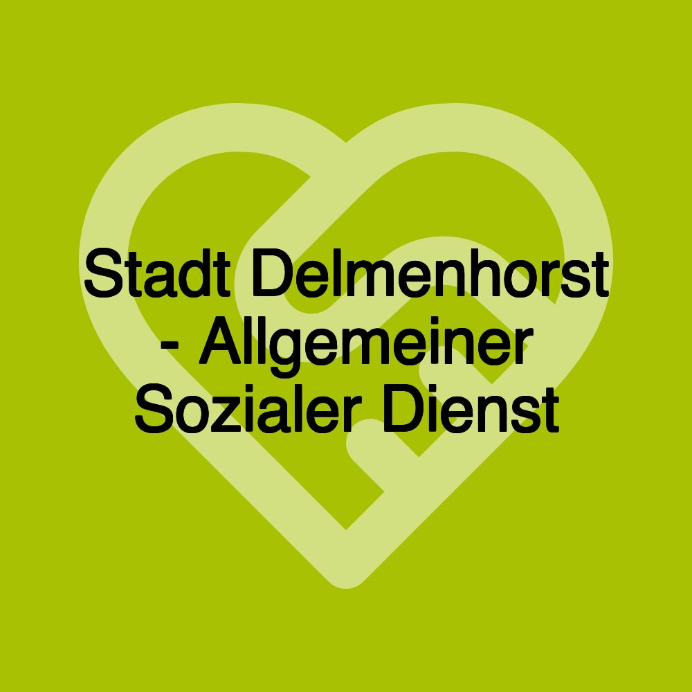 Stadt Delmenhorst - Allgemeiner Sozialer Dienst