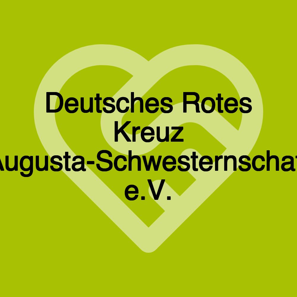 Deutsches Rotes Kreuz Augusta-Schwesternschaft e.V.