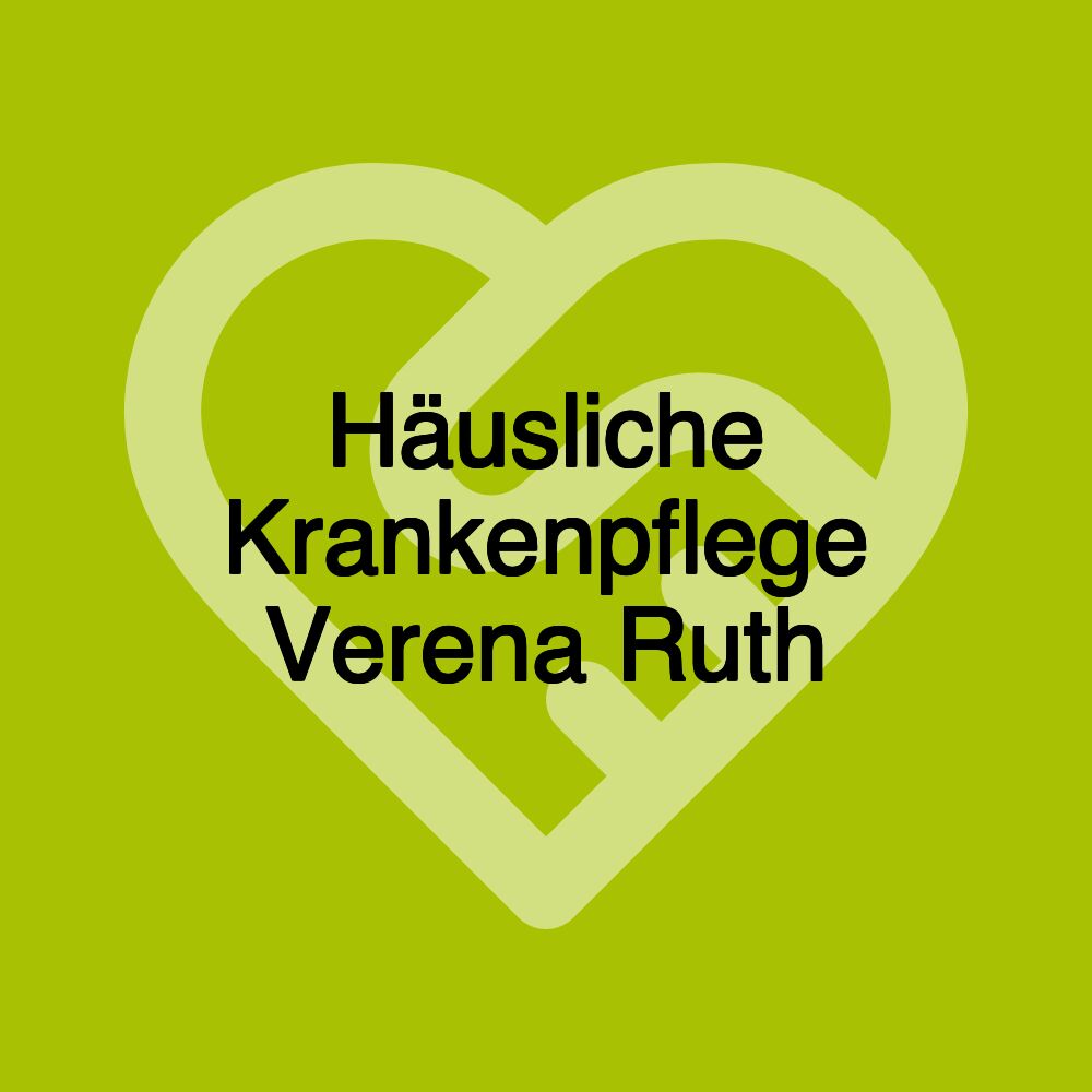 Häusliche Krankenpflege Verena Ruth