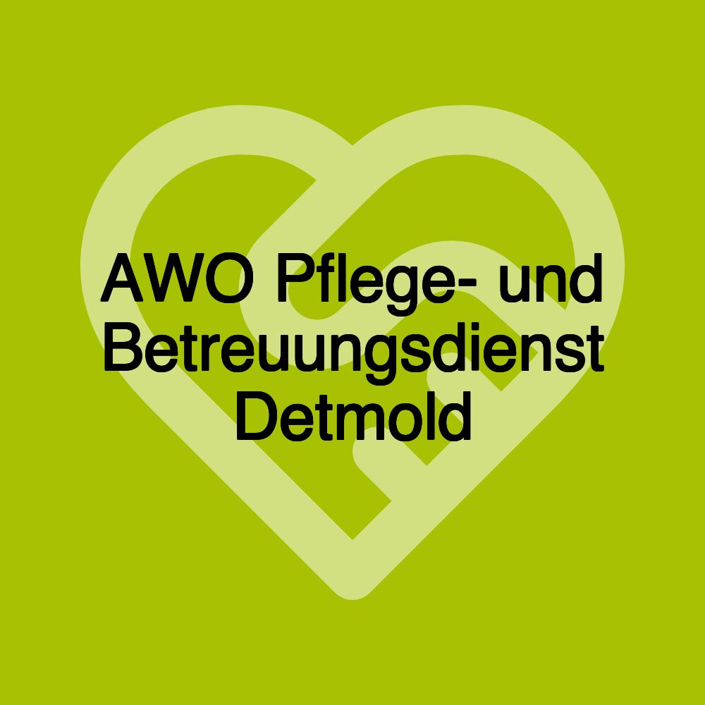 AWO Pflege- und Betreuungsdienst Detmold