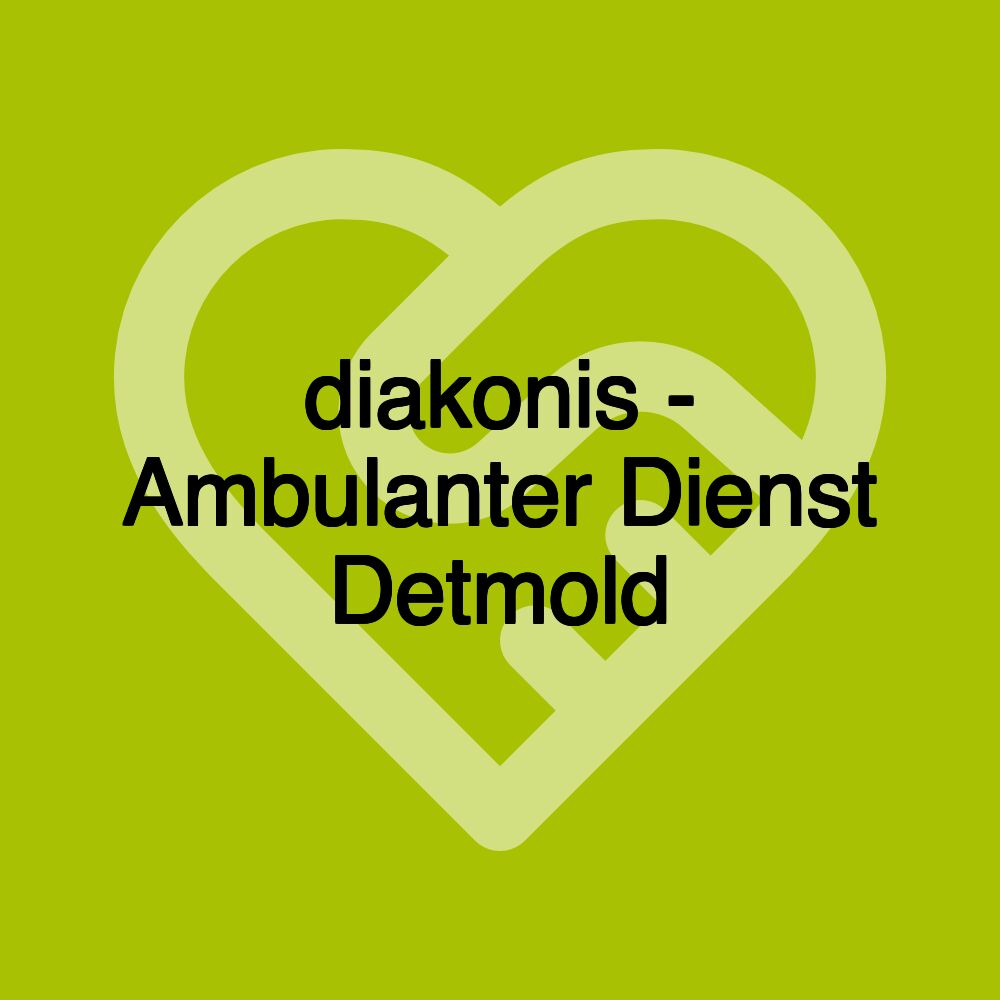 diakonis - Ambulanter Dienst Detmold