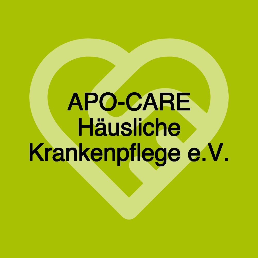 APO-CARE Häusliche Krankenpflege e.V.